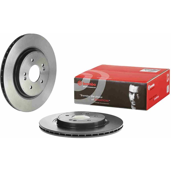 Bromsskiva Ventilerad, Bakaxel Brembo Coated disc line 09.D991.11 BREMBO