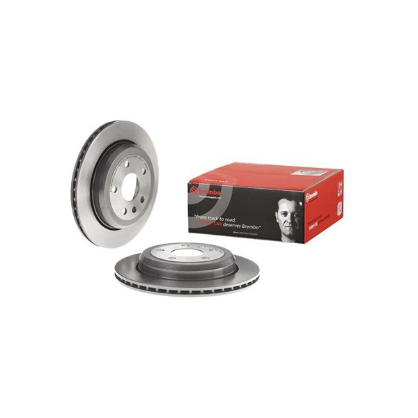 Bromsskiva Ventilerad, Bakaxel Brembo Coated disc line 09.N235.21 BREMBO