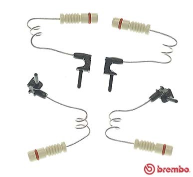 Varningssensor, bromsbeläggslitage, Framaxel Brembo A 00 387 BREMBO