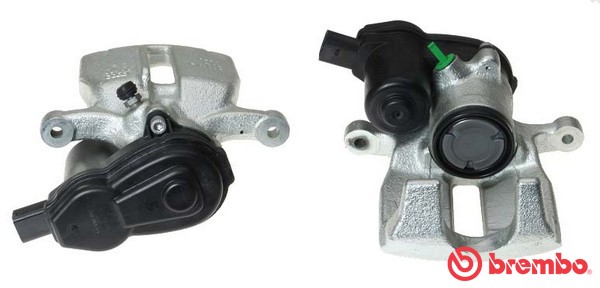 Bromsok, Bakaxel, Framför axeln, Vänster Brembo F 85 324 BREMBO