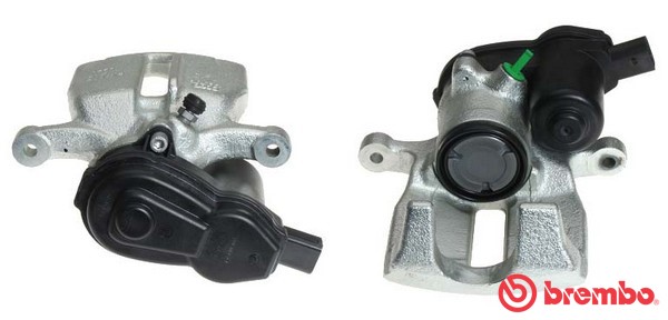 Bromsok, Bakaxel, Framför axeln, Höger Brembo F 85 325 BREMBO