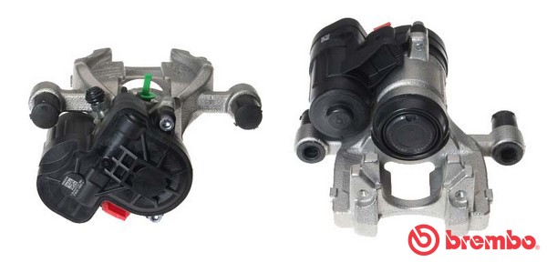 Bromsok, Framför axeln, Bakaxel vänster Brembo F 85 340 BREMBO