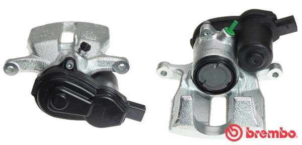 Bromsok, Bakaxel höger, Framf�ör axeln Brembo F 85 375 BREMBO