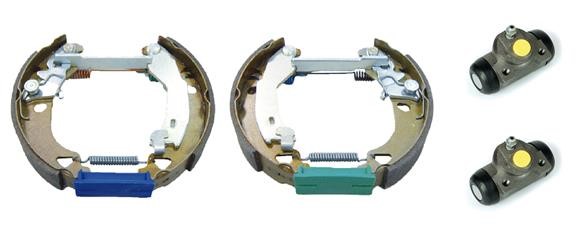 Bromsbackar, sats, Bakaxel Brembo Kit & fit K 23 028 BREMBO