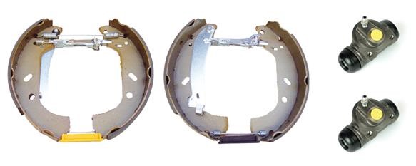 Bromsbackar, sats, Bakaxel Brembo Kit & fit K 23 033 BREMBO