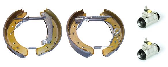 Bromsbackar, sats, Bakaxel BREMBO