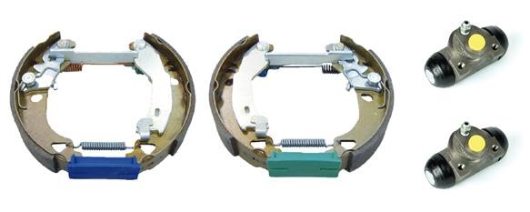 Bromsbackar, sats, Bakaxel Brembo Kit & fit K 23 039 BREMBO