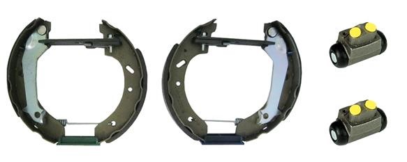 Bromsbackar, sats, Bakaxel Brembo Kit & fit K 24 046 BREMBO