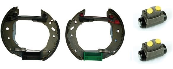 Bromsbackar, sats, Bakaxel Brembo Kit & fit K 24 056 BREMBO