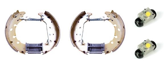 Bromsbackar, sats, Bakaxel Brembo Kit & fit K 24 062 BREMBO