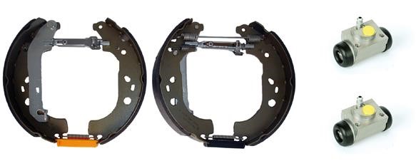Bromsbackar, sats, Bakaxel Brembo Kit & fit K 24 071 BREMBO
