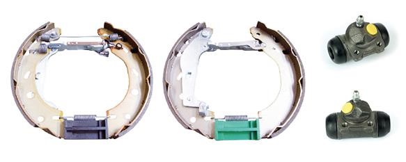 Bromsbackar, sats, Bakaxel Brembo Kit & fit K 50 005 BREMBO