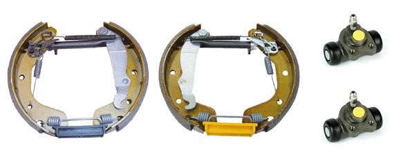 Bromsbackar, sats, Bakaxel Brembo Kit & fit K 59 029 BREMBO