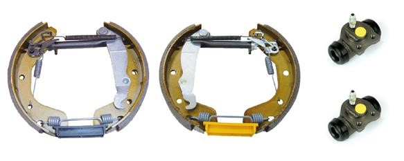 Bromsbackar, sats, Bakaxel Brembo Kit & fit K 59 036 BREMBO
