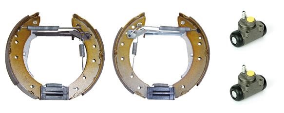 Bromsbackar, sats, Bakaxel Brembo Kit & fit K 61 065 BREMBO