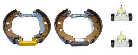 Bromsbackar, sats, Bakaxel Brembo Kit & fit K 68 064 BREMBO