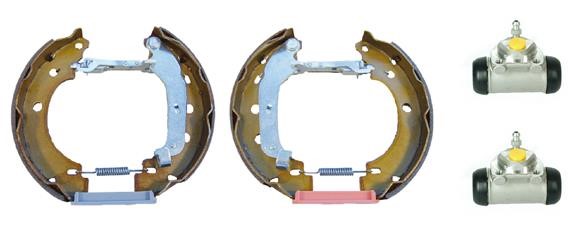 Bromsbackar, sats, Bakaxel Brembo Kit & fit K 68 071 BREMBO