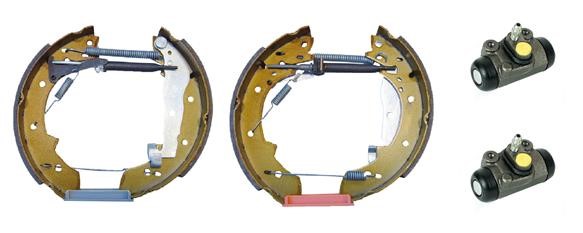 Bromsbackar, sats, Bakaxel Brembo Kit & fit K 79 003 BREMBO