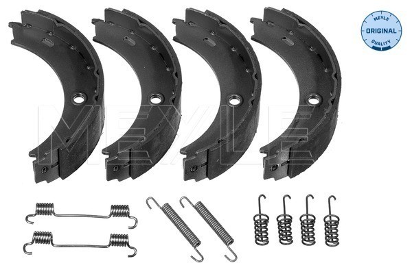 Bromsbackar, sats, parkeringsbroms, Bakaxel Meyle 014 042 0402/S MEYLE