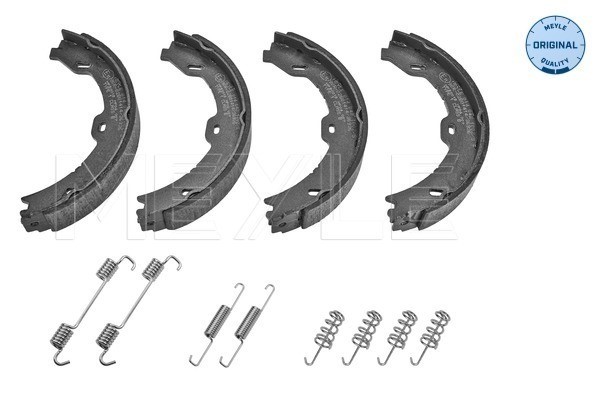 Bromsbackar, sats, parkeringsbroms, Bakaxel Meyle 014 042 1002/S MEYLE