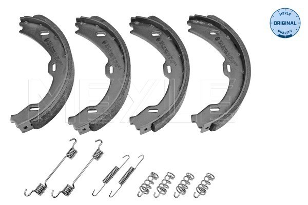 Bromsbackar, sats, parkeringsbroms, Bakaxel Meyle 014 042 1102/S MEYLE