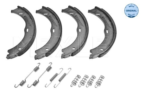 Bromsbackar, sats, parkeringsbroms, Bakaxel Meyle 014 533 0002/S MEYLE