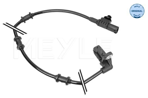 ABS-givare, Sensor, hjulvarvtal, framaxel höger Meyle 014 800 009 MEYLE