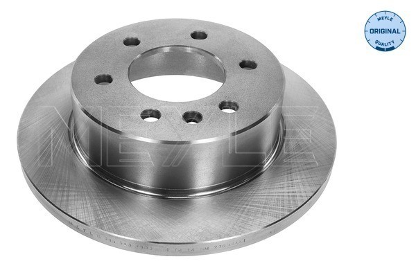 Bromsskiva Solid, Bakaxel Meyle 015 523 2100 MEYLE