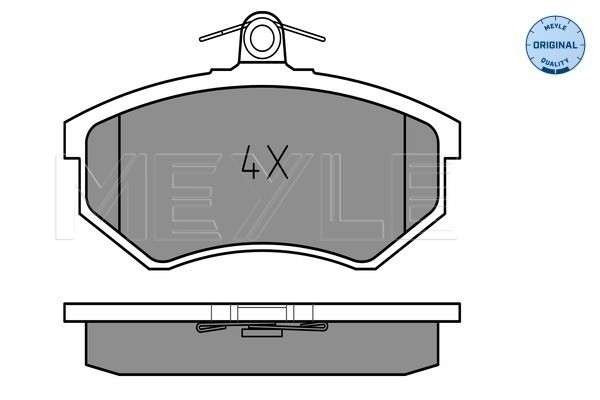 Bromsbeläggsats Solid, Framaxel Meyle 025 206 6919 MEYLE