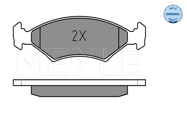 Bromsbeläggsats, Framaxel Meyle 025 207 5318 MEYLE