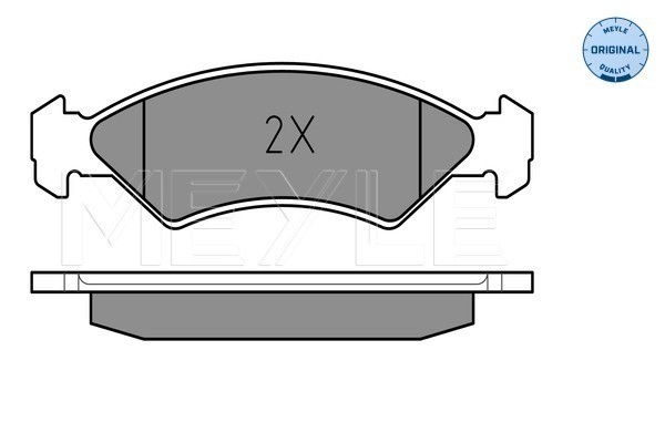 Bromsbeläggsats, Framaxel Meyle 025 208 5717 MEYLE