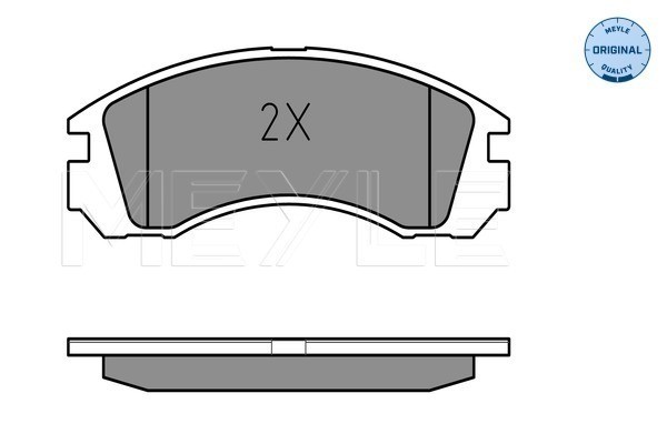 Bromsbeläggsats, Framaxel Meyle 025 213 6315/W MEYLE