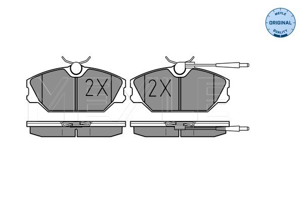 Bromsbeläggsats, Framaxel Meyle 025 213 8818/W MEYLE