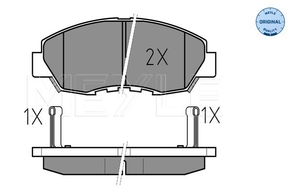 Bromsbeläggsats, Framaxel Meyle 025 214 9918/W MEYLE