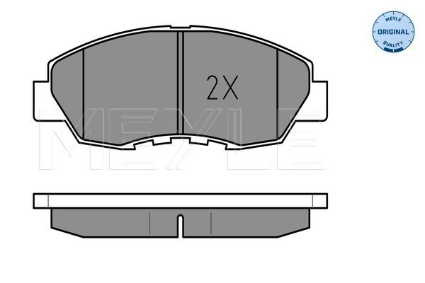 Bromsbeläggsats, Framaxel Meyle 025 214 9918/W MEYLE
