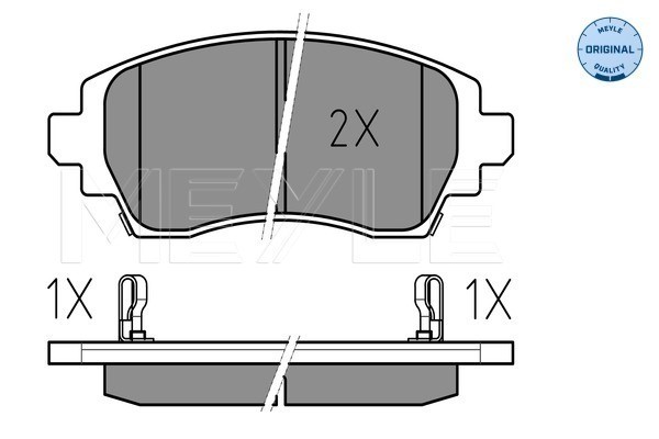 Bromsbeläggsats, Framaxel Meyle 025 230 8818/W MEYLE