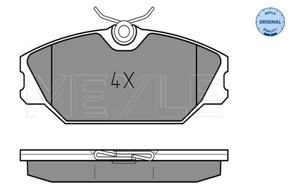 Bromsbeläggsats, Framaxel Meyle 025 231 7218 MEYLE