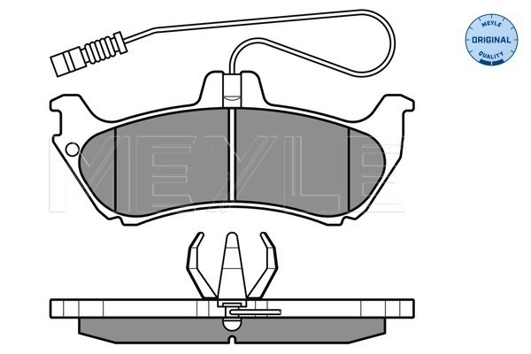 Bromsbeläggsats, Bakaxel Meyle 025 231 9017/W MEYLE Bromsbeläggsats, Bakaxel Meyle 025 231 9017/W MEYLE