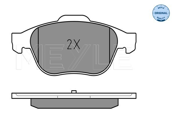 Bromsbeläggsats, Framaxel Meyle 025 232 4518 MEYLE