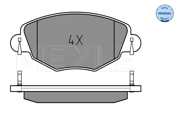 Bromsbeläggsats, Framaxel Meyle 025 232 7918 MEYLE