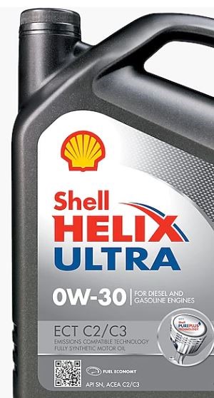 Motorolja Shell Helix Ultra Ect C2/C3 0W-30 Shell 550046305 SHELL