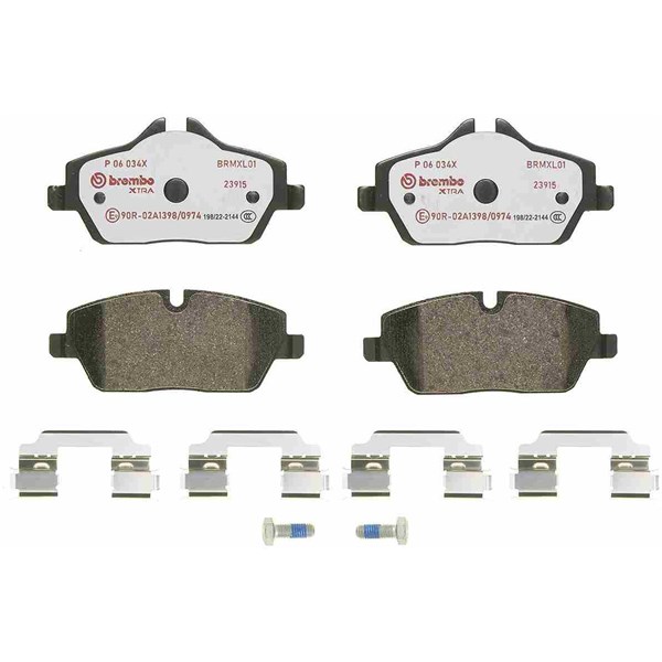 Bromsbeläggsats, Framaxel Brembo Brembo xtra line P 06 034X BREMBO
