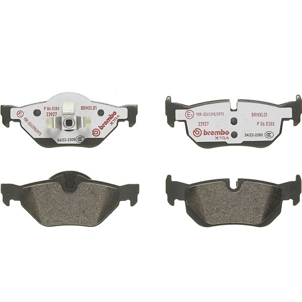 Bromsbeläggsats, Bakaxel Brembo Brembo xtra line P 06 038X BREMBO