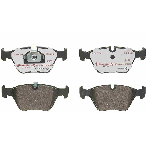 Bromsbeläggsats, Framaxel Brembo Brembo xtra line P 06 043X BREMBO