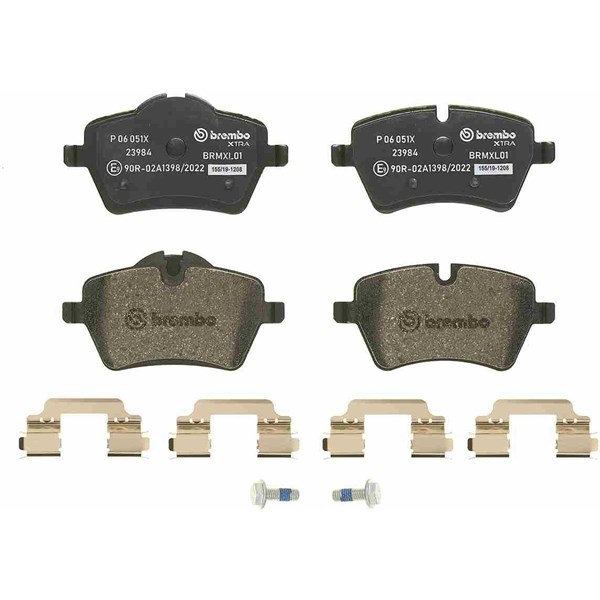 Bromsbeläggsats, Framaxel Brembo Brembo xtra line P 06 051X BREMBO