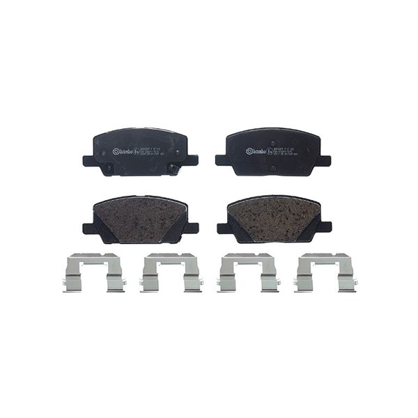 Bromsbeläggsats, Framaxel Brembo P 07 012 BREMBO