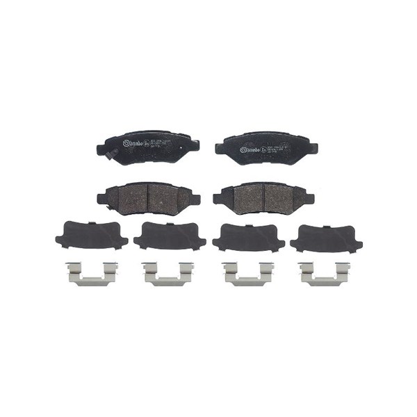 Bromsbeläggsats, Bakaxel Brembo P 09 014 BREMBO