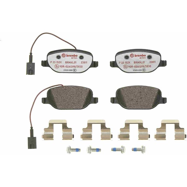 Bromsbeläggsats, Bakaxel Brembo Brembo xtra line P 23 152X BREMBO