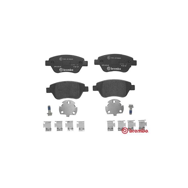 Bromsbeläggsats, Framaxel Brembo P 23 169 BREMBO