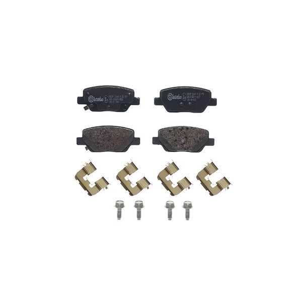 Bromsbeläggsats, Bakaxel Brembo P 23 179 BREMBO